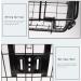 Black Folding Bike Front Basket with Handles - Easy Installation for Bike Accessories and Cargo Rack - Buy Online on GoSupps.com