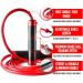 1LB Weight Jump Rope - Aluminum Handle & 9mm Thick Rope for Fitness Weight Loss CrossFit MMA & Boxing Training - A1 Red PVC Rope - Buy Online on GoSupps.com