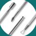 KINGMAS Nail Cuticle Pusher Cutter Set - 2pcs Gel Polish Remover Tool, Stainless Steel Manicure Kit for Clean and Healthy Nails - Silver - Buy Online on GoSupps.com