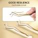 DIY Cluster Lash Applicator Tool - Curved Gold Eyelash Tweezers for Easy Application & Removal | Perfect for Strip & Cluster Lashes - Buy Online on GoSupps.com