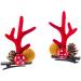 Reindeer Antler Hair Clips - Cute Reindeer Antler Hairpin Reindeer Antlers Hair Clips Deer Headband Antlers Headdress Hairpin For Puchen #5 Pine Cone Clamp - Buy Online on GoSupps.com