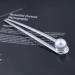 Dervivea French Pearl Hair Pins Silver U-Shape Hair Stick Hair Pin White Pearl Hair Fork Pins Minimalist Metal Updo Sticks Bun Decorative Hair Accessories for Women - Buy Online on GoSupps.com