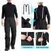 Pioneer Camp Men's Ski Pants XL - Gray Lined Suspenders for Snowboarding & Skiing | Outdoor Winter Wear - Buy Online on GoSupps.com