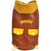 Waterproof Leather Dog Jacket for Women | Cool Hoodie with Smile Print | Warm Pet Sweatshirt & Bags | Dogs & Cats Clothing in Brown XS - Buy Online on GoSupps.com
