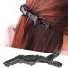 Thetho Hair Clamps - 15 Professional Hair Clips for Stylists | Durable Plastic Black Hairdresser Clips (11.5cm) - Buy Online on GoSupps.com