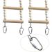 Bird Parrot Ladder Bridge Wooden Bird Climbing Swing Toys Bird Perch Stand Toys Pet Bird Cage Accessories Wood Climbing Ladders for Rats Hamster Squirrel Sugar Gliders Budgie (28 Ladders)(157 CM) 28 Ladders/157 CM - Buy Online on GoSupps.com