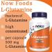 Now Foods L-Glutamine 500mg 120 Vegan Capsules - Lab-Tested Amino Acid | Gluten & SOYA Free | Vegetarian Friendly - Buy Online on GoSupps.com