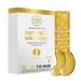 Under Eye Patches (20 Pairs) - Golden Eye Mask with Amino Acid & Collagen Eye Care for Wrinkles Puffy Eyes & Dark Circles Skincare Treatment for Men & Women