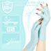 chemotex UV Nail Gloves Professional UPF50+ Protection UV Gloves for Gel Manicures Art Skin Care UV Gloves for Gel Nail Lamp Fingerless Gloves for Protect Hands from Harm Blue - Buy Online on GoSupps.com