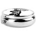 Black and White Giraffe Round Pill Box | 3-Compartment Travel Organizer | Portable Pill Storage for International Shipping - Buy Online on GoSupps.com