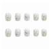 Chtom Ni a 355-Mini Starry Fake Tabs wearing a nail sticker with metal stickers 24 tablets