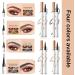 Eyebrow Pencil With 4 Fork Tip 4 Fork Tip 3D Microblading Magic Eyebrow Pencil Waterproof Magic Microblading Eyebrow Pencil Eye Brown Makeup Long Lasting Eyebrow Pencil Stay On All Day(Light brown) - Buy Online on GoSupps.com