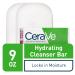 CeraVe Hydrating Cleanser Bar 2-Pack | Soap-Free Body and Facial Cleanser with 5% CeraVe Moisturizing Cream | Fragrance-Free | 4.5 oz x 2 - Buy Online on GoSupps.com