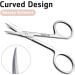Sularpek Professional Stainless Steel Cuticle Nail Scissors - Multi-Purpose for Nails, Nose Hair, Eyebrow, Moustache - Buy Online on GoSupps.com