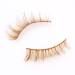FOXSCOS False Eyelashes Natural Brown Natural Look Eye Lashes Short Cat Eye Wispy False Eyelashes 20mm 3D Mink Fluffy Fake Lashes 1Pairs reusable self-adhesive eyelashes(FMO4)