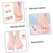 Lurrose 2 Pairs Silicone Gel Toe Spacers & Bunion Protector Sleeves - Multipurpose Fiber Tool for Men, Small Toes Separators - 2.7x2.2cm - Buy Online on GoSupps.com