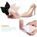 Holibanna 8 Pairs High Heels Half Pad - Supple Adhesive Heel Grip Liners & Cushions for Women | Shoe Inserts for Too Big Shoes - Buy Online on GoSupps.com