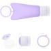 MILISTEN 1 Set 2 Silica Gel Bottle Travel Bottle Toiletry Containers for Travel Liquid Soap Travel Size Toiletries Travel Toiletries Body Wash Lotion Holders Soap Dispenser Purple Filling - Buy Online on GoSupps.com