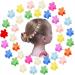 ATODEN Small Hair Clips for Girls 36Pcs Mini Hair Clips Flower Hair Clip 0.5'' Tiny Daisy Hair Clips Claw Clips for Thin Fine Hair Baby Hair Clips Cute Hair Clips Mini Hair Claw Clips Toddler Hair Clips Kawaii Little Jaw...