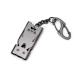 binboll Whistle Emergency Whistles Keychain Rape Whistle Stainless Steel High Decibel Whistles Three Tubes WhistleGun
