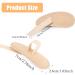 CZEUTB 2Pcs Hammer Toe Straightener Set for Toe Separation and Correcting Toe Alignment - Toe Splint Corrector with Elastic Bands for Improved Foot Health - Buy Online on GoSupps.com