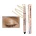 Double Ended Eyeshadows Shimmers Mesmerizing Eye Makeup Looks with Long Lasting Waterproof Matte Finish Brightening Eye Pencil Makeup Shimmering Long Lasting Eyeshadow Stage to 2