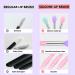 Buy Songaa Silicone Lip Brush Set (6 Pcs) - Best Lip Applicator Brushes for Gloss Mask & Cream - Mint Green Purple Dark Pink - Buy Online on GoSupps.com