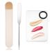 Korean Makeup Spatula Picasso Makeup Spatula Korean Foundation Spatula Korean Professional Korean Spatula and Makeup Mixing Palette (Rectangle) Korean Spatula+Palette(M)+Leather Cover