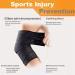 Adjustable Elastic Knee Wrap Compression Bandage Brace for Men & Women | Pain Relief Joint Support for Sports & Daily Activities - Buy Online on GoSupps.com
