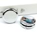 Round Pill Box with Winter Mountains Snow Scene | 3 Compartment Portable Pill Organizer | Decorative Metal Pocket Pill Case - Style 31 - Buy Online on GoSupps.com