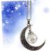 CALLARON Necklaces Moon Necklace Women Necklace Women Chain Dandelion Jewelry Miss - Buy Online on GoSupps.com