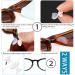 Airbag Butterfly-Shaped Glasses Nose Pads - Slipproof & Comfortable - 10 Pairs Clear 2.5mm for Full Format Glasses - Buy Online on GoSupps.com