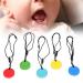 5PCS Silicone Baby Bite Toys - BPA & PVC Free Skull Pattern Teething Rings in 5 Colors | Safe Daily Use - Buy Online on GoSupps.com