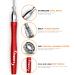 High Speed Weighted Jump Rope - Premium Quality Tangle-Free - Red - Buy Online on GoSupps.com
