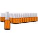 Handsunity 15ml-156Stk spray glass bottle-pharmacy amber glass bottle set with white atomizer glass spray bottle made of brown las including 5 accessories 15ml-156 pieces White cap