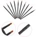 DOITOOL 10pcs Nose Shadow Brush Major Miss Highlight Brush 13x0.8cm Black - Buy Online on GoSupps.com