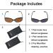 HyKaada 2 Pack Bifocal Reader Sunglasses 1.5x UV Protection Sun Reading Glasses - Designer Colors with 2 Pouches - Buy Online on GoSupps.com