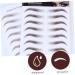 DRESSOOS Eyebrow Sticker 4pcs Eyebrow Stickers Semi Permanent Eyebrows False Eyebrows Cosmetics Eyebrow Trimming 4d Template - Buy Online on GoSupps.com