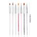 Crazy Sale Nail Art Brush Set - 7pcs UV Gel Polish & Flower Drawing Pens for Perfect Nail Designs - International Shipping - Buy Online on GoSupps.com