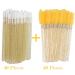 Buy AKOAK 100 Pcs Disposable Lip Brushes & Eyelash Wands - Perfect for Lip Gloss & Makeup Application Yellow Beauty Kit - Ships Worldwide - Buy Online on GoSupps.com