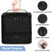 Veirdro Portable Double-Layer Nail Polish Organizer - Holds 30 Bottles, Nail Lamp - Travel Carrying Bag in Black - Buy Online on GoSupps.com