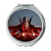 YENDOSTEEN fighter jets Mirror Compact Mirror street fighter 5 pocket mirror portable mirror