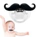 Ventdouce Funny Mustache Pacifier for Newborns | Curly Beard Binky for 0-6 Months | Unique Gift for Boys & Girls - Buy Online on GoSupps.com