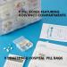 Monthly Pill Organizer 28 Days | 9 Compartment Pillbox for Medicine Vitamins & Supplements - Wall-Hangable & Versatile - Buy Online on GoSupps.com