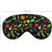 Colorful Vegetables Sleep Mask for Women - Adjustable Eye Shades & Comfortable Elastic Strap - Buy Online on GoSupps.com