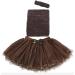 4pcs Crochet Tube Top Tutu Infant Dress Baby Girls Skirt Pettiskirt | Brown 25x30cm - Buy Online on GoSupps.com