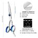 Premium Dog Scissors | Stainless Steel Grooming Scissors for Dogs & Cats | Safety Round Tip Dog Hair Scissors - Buy Online on GoSupps.com