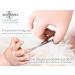 Professional Stainless Steel Nail Scissors with Rounded Ends - Precision & Safety for Nail Care - Buy Online on GoSupps.com