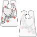 Heart Music Note Beard Bib - Non-Stick Grooming Cloth & Hair Catcher for Men | Perfect Gift & Salon Cape Apron for Shaving & Trimming - Buy Online on GoSupps.com