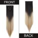 26 Clip in Hair Extensions Black to Mixed Blonde - 100% Synthetic 8pcs Straight Hair Pieces - Buy Online on GoSupps.com